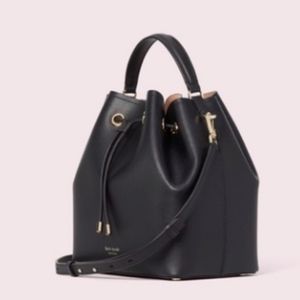 Kate Spade Vivian Medium Bucket Bag in Black